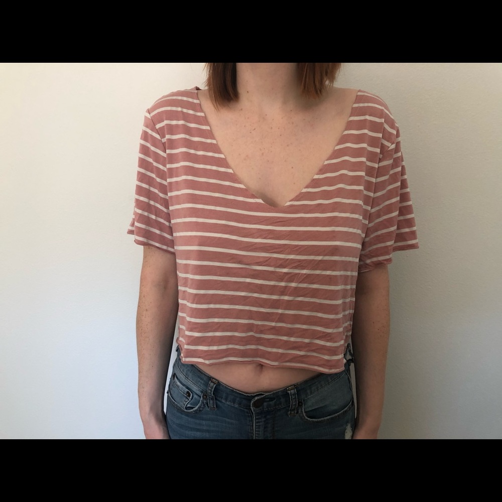 Striped Crop Top
